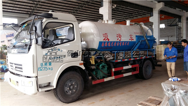 吸污車是如何應用SK系列水環(huán)式真空泵的