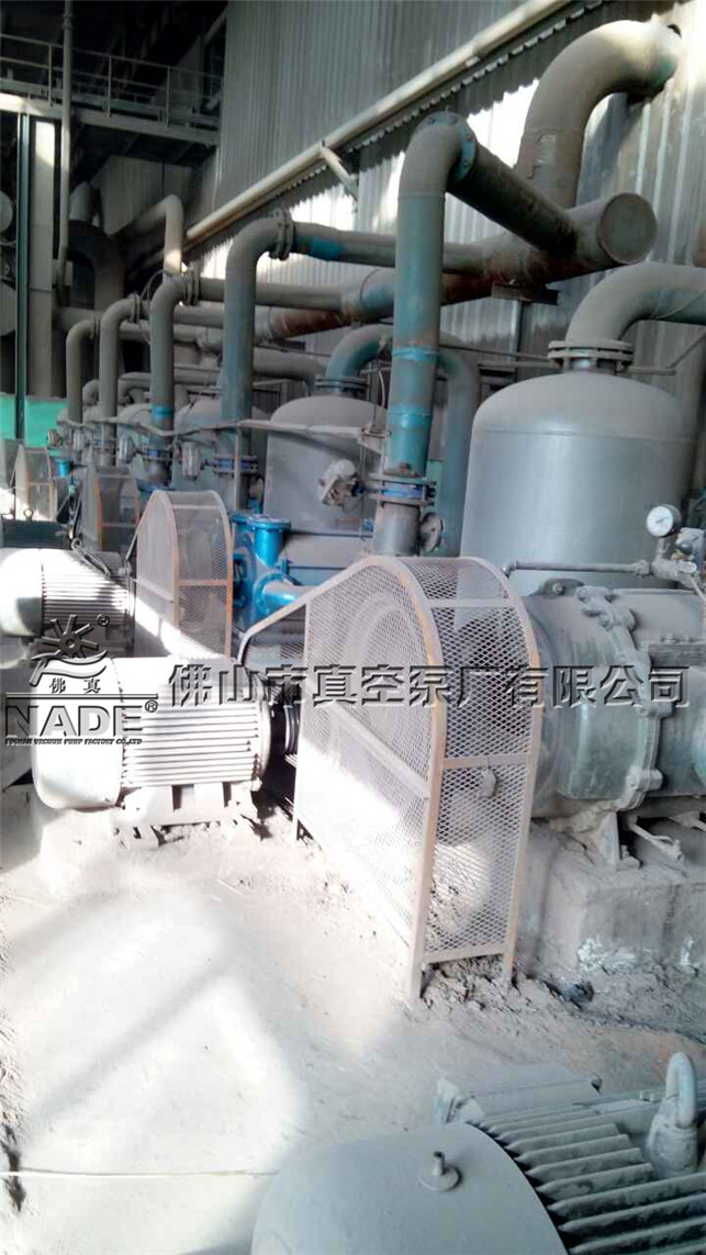 繁峙中興華德鑄造廠使用佛山市真空泵廠有限公司2BEF水環式真空泵用于真空鑄造